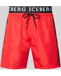 Iceberg - Badehose mit seitlichen Reißverschlusstaschen - Lyst