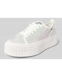 Buffalo - Chunky Sneakers Met Strassteentjes - Lyst