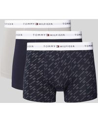 Tommy Hilfiger - Trunks mit elastischem Logo-Bund im 3er-Pack - Lyst