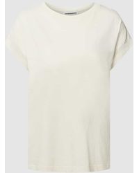 ARMEDANGELS - T-Shirt Mit Geripptem Rundhalsausschnitt Modell 'Idaara' - Lyst