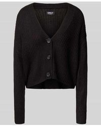 ONLY - Regular Fit Strickjacke mit überschnittenen Schultern MODELL 'CAROL' - Lyst