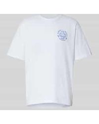 Edwin - T-Shirt Met Labelprint, Model Music Channel' - Lyst