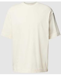 Emporio Armani - Oversized T-Shirt im unifarbenen Design - Lyst