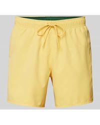 Lacoste - Badehose mit Logo-Patch Modell 'Basic' - Lyst