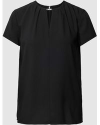 Calvin Klein - Blusenshirt mit Schlüsselloch-Ausschnitt - Lyst