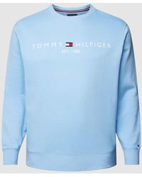 Tommy Hilfiger - PLUS SIZE Sweatshirt mit Label-Stitching 'LOGO' - Lyst