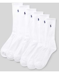 Polo Ralph Lauren - Socken mit Logo-Stitching im 6er-Pack - Lyst