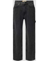 Review - Baggy Fit Jeans im 5-Pocket-Design in schwarz - Lyst