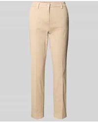 Cambio - Regular Fit Stoffen Broek Met Ceintuurlussen - Lyst