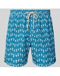 Mc2 Saint Barth - Regular Fit Badeshorts mit Leistentasche - Lyst