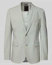 S.oliver - Slim Fit Colbert Met Viscose - Lyst