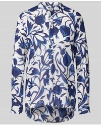 0039 Italy - Bluse mit floralem Allover-Print Modell 'Janice' - Lyst