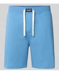 Polo Ralph Lauren - Slim Fit Korte Broek Met Elastische Band En Labeldetail - Lyst