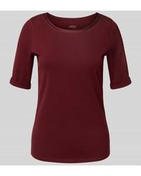 Marc Cain - Regular Fit T-Shirt aus Baumwoll-Mix mit 1/2-Arm - Lyst