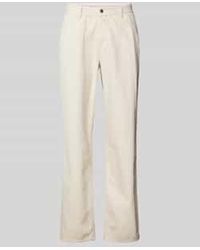 Forét - Tapered Fit Broek Met Elastische Band, Model 'Clay' - Lyst