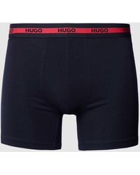 HUGO - Boxershorts mit elastischem Logo-Bund im 3er-Pack - Lyst