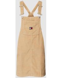 Tommy Hilfiger - Minikleid mit Label-Patch Modell 'PINAFORE' - Lyst