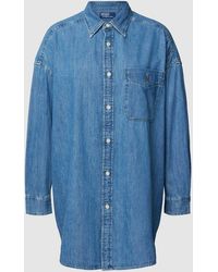 Polo Ralph Lauren - Jeansoverhemd Met Labelstitching - Lyst