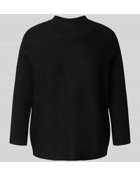 Comma, - Strickpullover mit Stehkragen und 3/4-Arm - Lyst