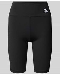 HUGO - Super Skinny Fit Shorts mit Label-Stitching Modell 'Nopardino' - Lyst