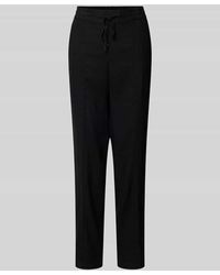S.oliver - Tapered Fit Stoffhose mit Tunnelzug - Lyst