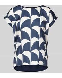 MORE&MORE - Regular Fit Blouseshirt Met Kapmouwen - Lyst