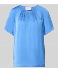 Comma, - Blouses Korte Mouw - Lyst