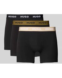 HUGO - Boxershorts mit elastischem Logo-Bund im 3er-Pack - Lyst