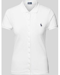 Polo Ralph Lauren - Slim Fit Poloshirt Met Doorknoopsluiting - Lyst