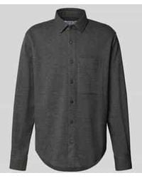 JAKE*S STUDIO MEN - Regular Fit Vrijetijdsoverhemd Met Borstzak - Lyst