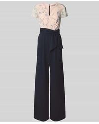 Christian Berg Cocktail - Jumpsuit mit V-Ausschnitt - Lyst
