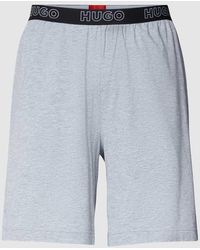 HUGO - Shorts mit elastischem Logo-Bund Modell 'Unite Short' - Lyst