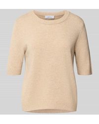 Comma, - Strickpullover aus Woll-Mix mit 1/2-Arm - Lyst