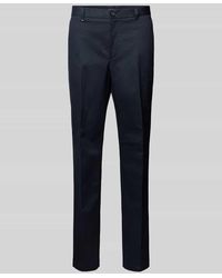 BOSS - Slim Fit Anzughose mit Bügelfalten Modell 'Perin' - Lyst