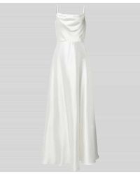 Luxuar - Brautkleid Mit Wasserfall-Ausschnitt - Lyst