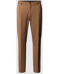 SELECTED - Slim Fit Anzughose mit Bügelfalten Modell 'LIAM' - Lyst