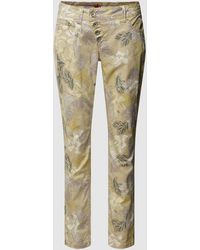 Buena Vista - Slim Fit Hose mit floralem Allover-Print Modell 'Malibu' - Lyst