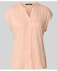Zero - T-Shirt aus Viskose-Mix mit Knopfleiste - Lyst