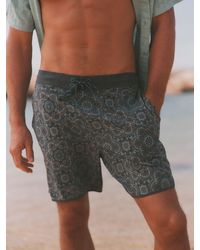 FatFace - Fatface Geo Flower Board Short - Lyst