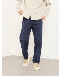 FatFace - Straight Fit Pleat Front Twill Chinos - Lyst