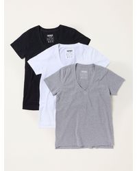 FatFace - Fatface 3 Pack Demi/ V Neck T-Shirt - Lyst