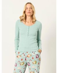 FatFace - Hattie Henley Pointelle Top - Lyst