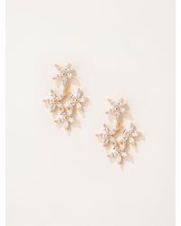 FatFace - Fatface Tone Flower Party Earrings - Lyst