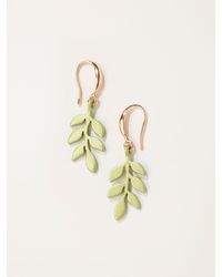 FatFace - Fatface Leaf Drop Earrings - Lyst
