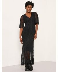 FatFace - Fatface Alanna Regular Lace Midi Dress - Lyst