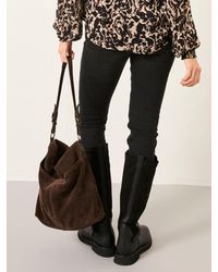 FatFace - Molly Suede Shoulder Bag - Lyst