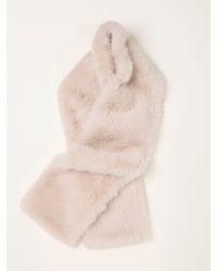FatFace - Faux Fur Scarf - Lyst