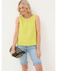 FatFace - Aditi Linen Blend Top - Lyst