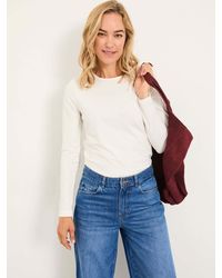 FatFace - Nell Long Sleeve Round Neck Top - Lyst