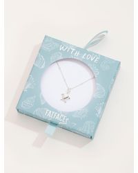 FatFace - Fatface Tone Turtle Necklace Gift - Lyst
